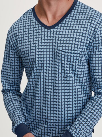 CALIDA Pajamas long 'Relax Streamline' in Blue