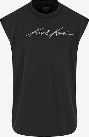 juoda Karl Kani Marškinėliai: priekis