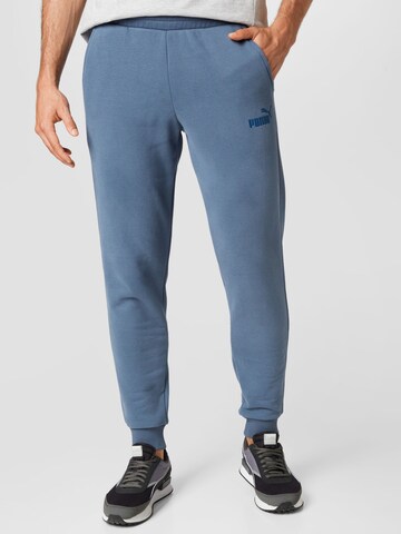 PUMA Дънки Tapered Leg Спортен панталон в синьо: отпред