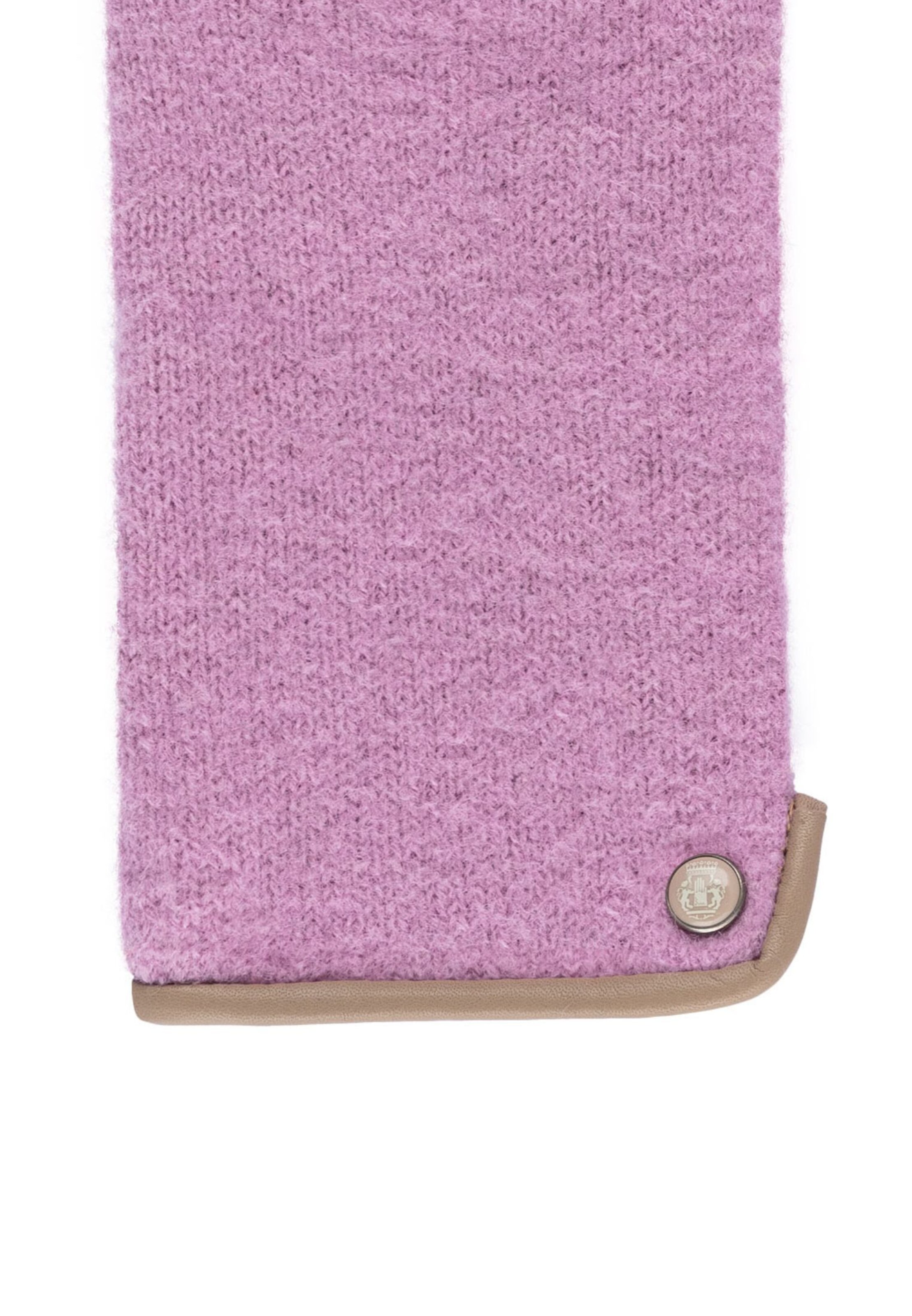 Roeckl Full Finger Gloves 'FELTED WOOL' in Purple