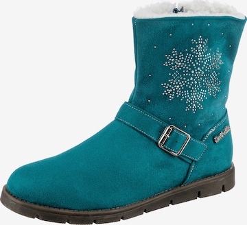 ambellis Snow Boots in Blue: front