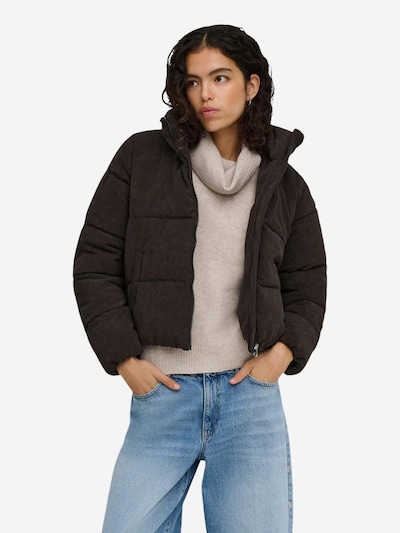 ONLY Winter Jacket 'ONLNEWDOLLY CORDUROY PUFFER OTW NOOS 15304768' in XL in Chocolate, Item view