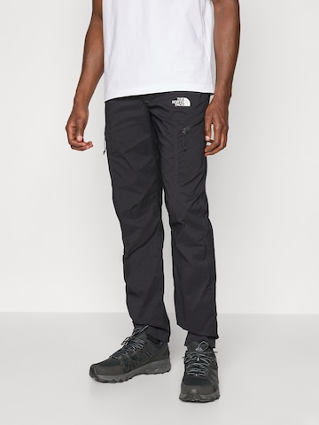 THE NORTH FACE Regular Ulkoiluhousut 'EXPLORATION' värissä musta: etupuoli