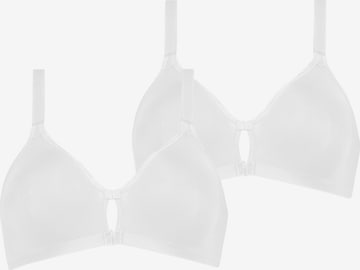 Medium Support Soutien-gorge de sport TRIUMPH en blanc : devant