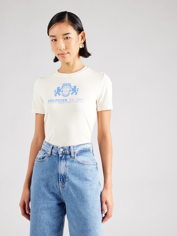 TOMMY HILFIGER - Camiseta en beige: frente