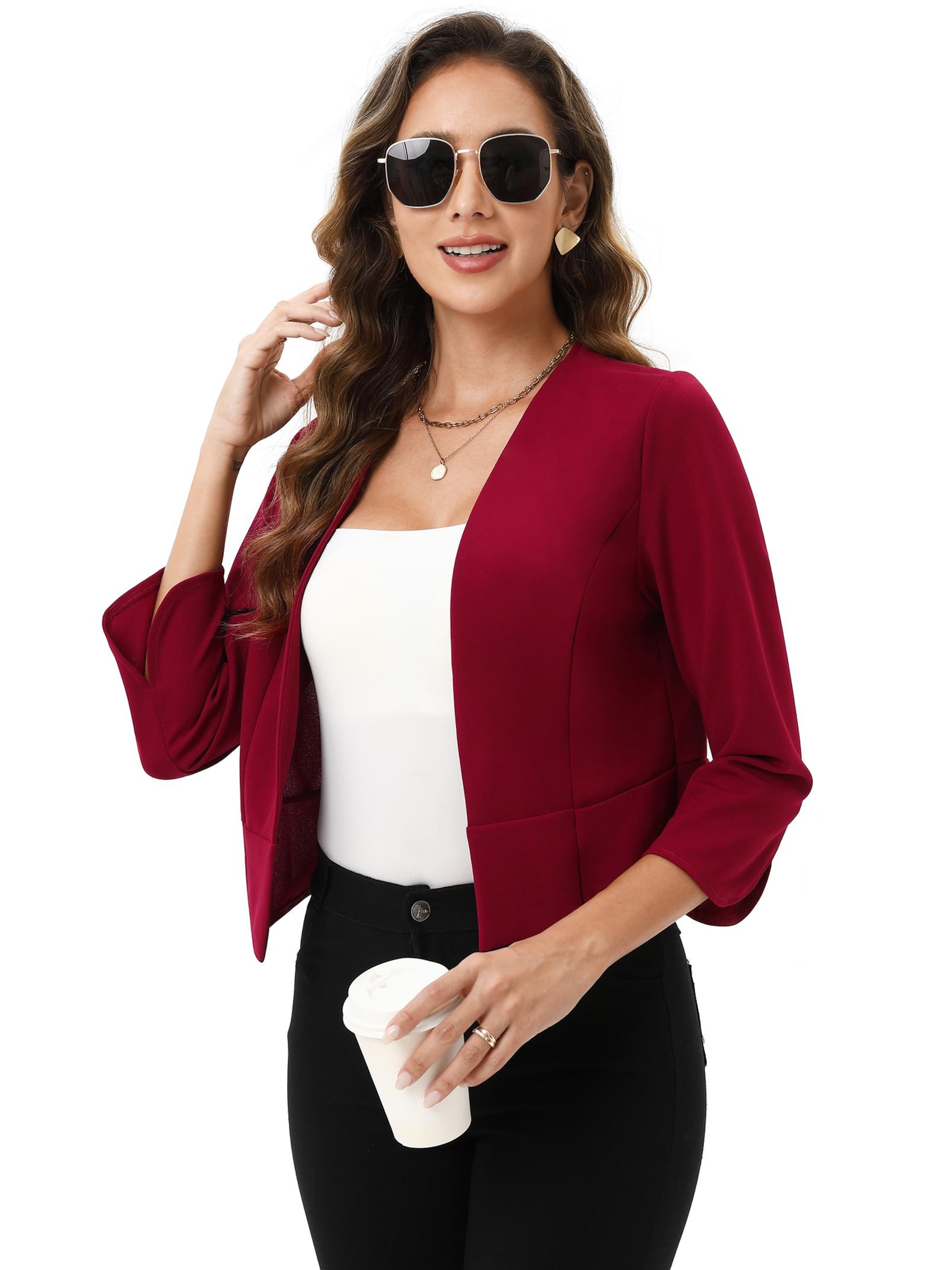 Yesfashion Blazer in Red