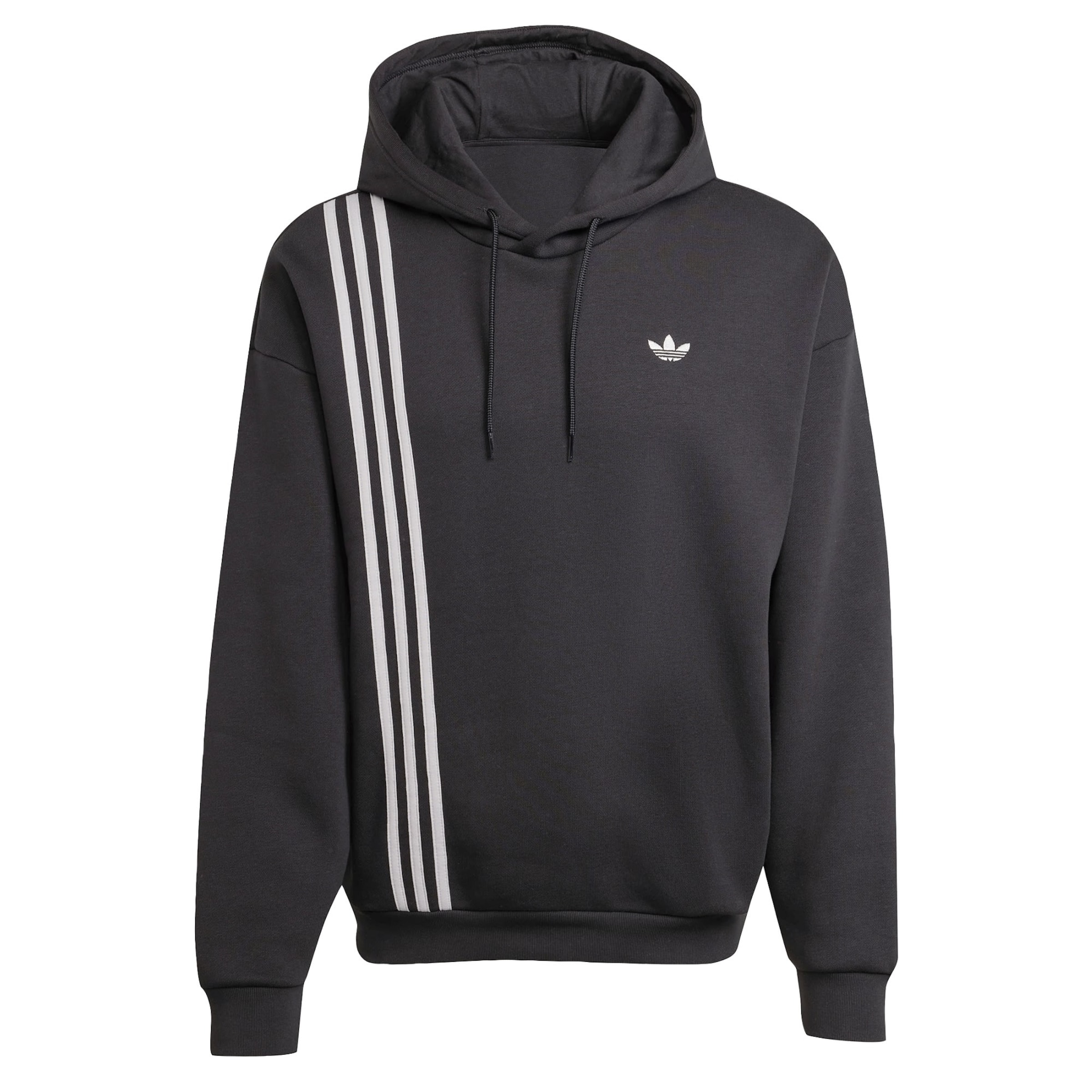 ADIDAS ORIGINALS Mikina 'Front Stripes' – černá: přední strana