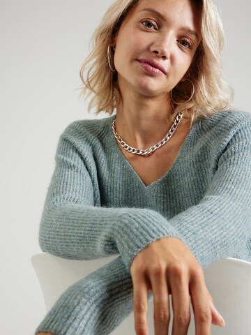 PIECES Sweater 'ELLEN' in Blue