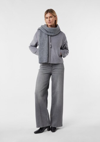 COMMA Schal in Grau: Vorderseite