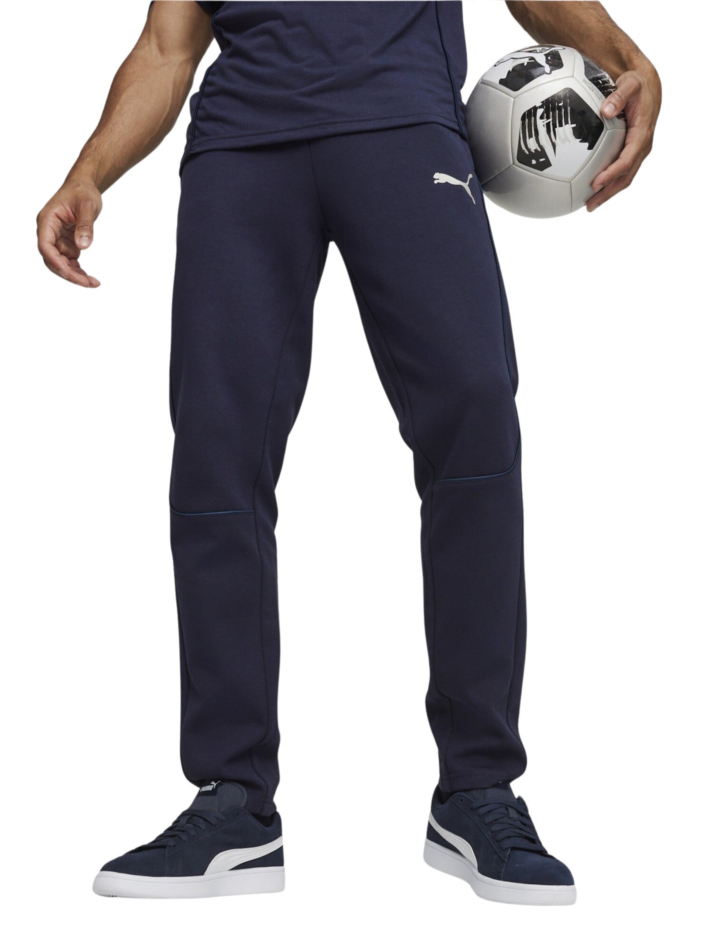 PUMA Regular Sporthose 'Team Final' in Blau: Vorderseite