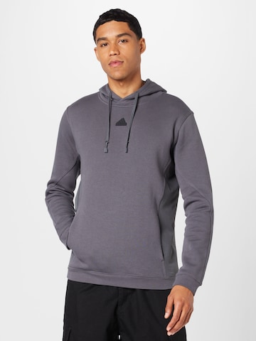 ADIDAS SPORTSWEAR Athletic Sweatshirt 'City Escape' in Grey: front