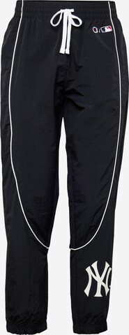 Champion Authentic Athletic Apparel Дънки Tapered Leg Панталон в черно: отпред