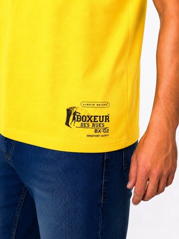 Boxeur des Rues Shirt in Yellow