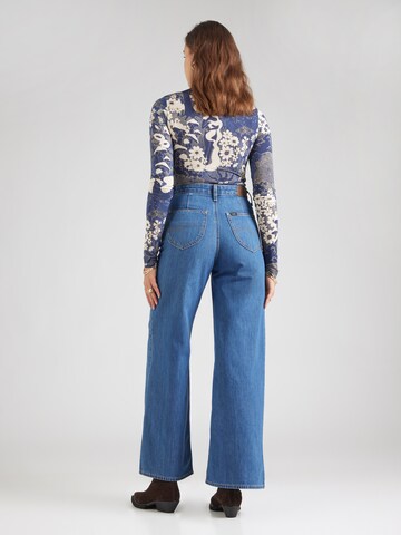 Lee Zvonové kalhoty Džíny 'STELLA' – modrá: zadní strana