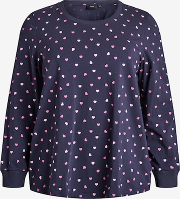 mėlyna Zizzi Pižaminiai marškinėliai 'MHANNY': priekis