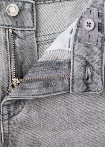 MANGO KIDS Wide Leg Jeans in Grau