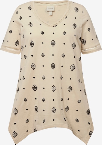 Ulla Popken Shirt in Beige: front