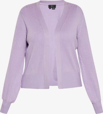 Cardigan faina en violet : devant