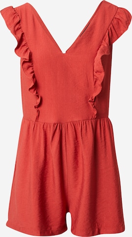 Trendyol Jumpsuit in Rood: voorkant