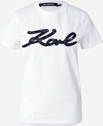 Karl LagerfeldMajica - bijela boja: prednji dio
