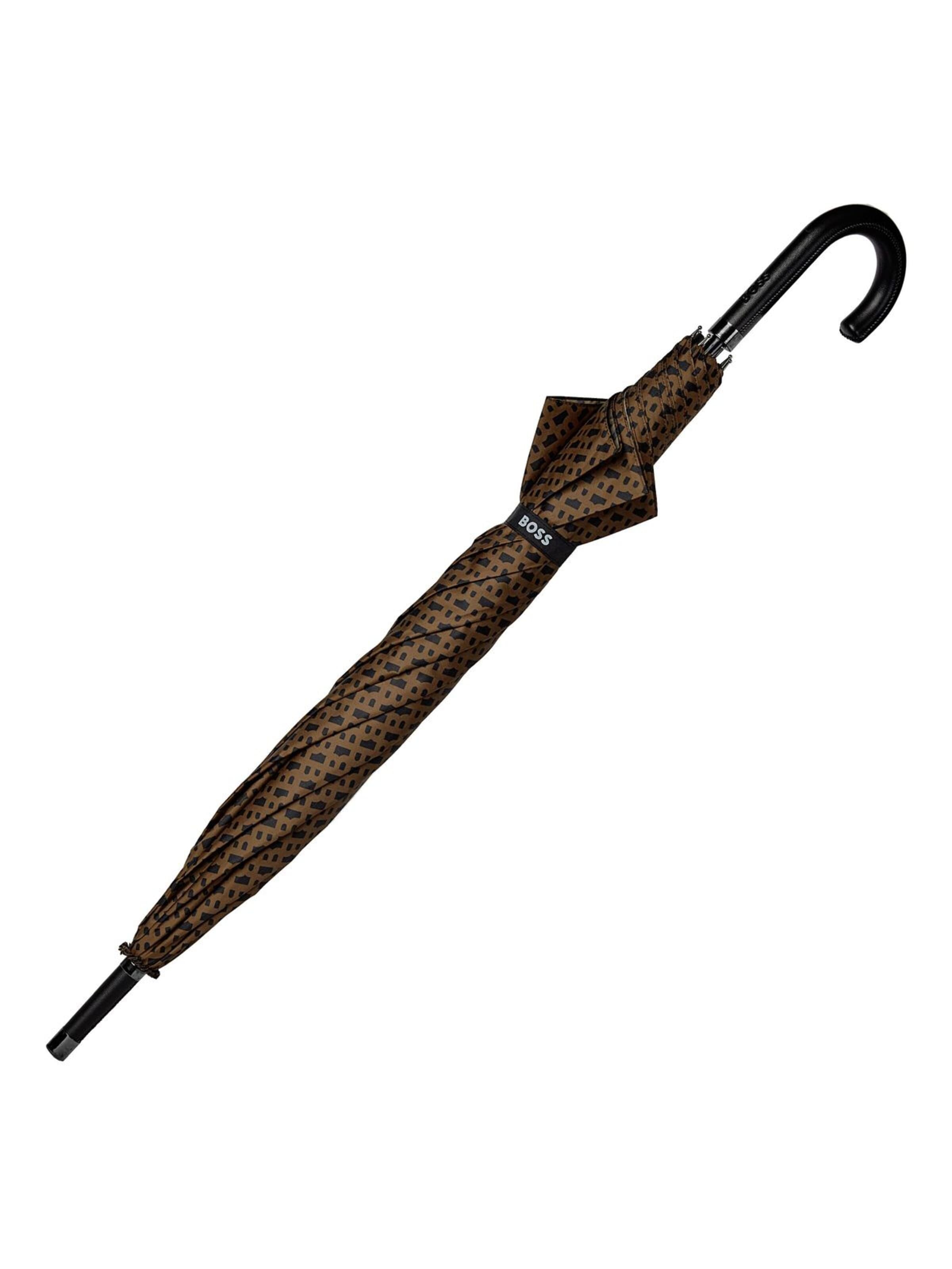 BOSS Umbrella 'Umbrella Monogramme' in Beige