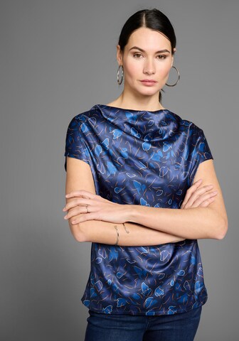 HECHTER PARIS Blouse in Blue: front