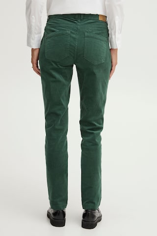 Fransa Regular Pants 'TEAN' in Green