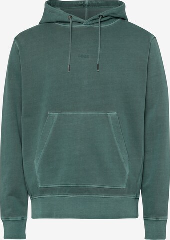 BOSS Sweatshirt in Green: front