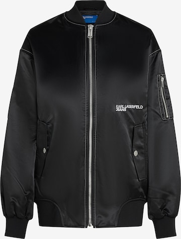 KARL LAGERFELD JEANS Välikausitakki värissä musta: etupuoli