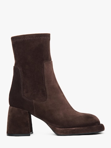 Estro - Botas de tobillo '53-731' en marrón: frente