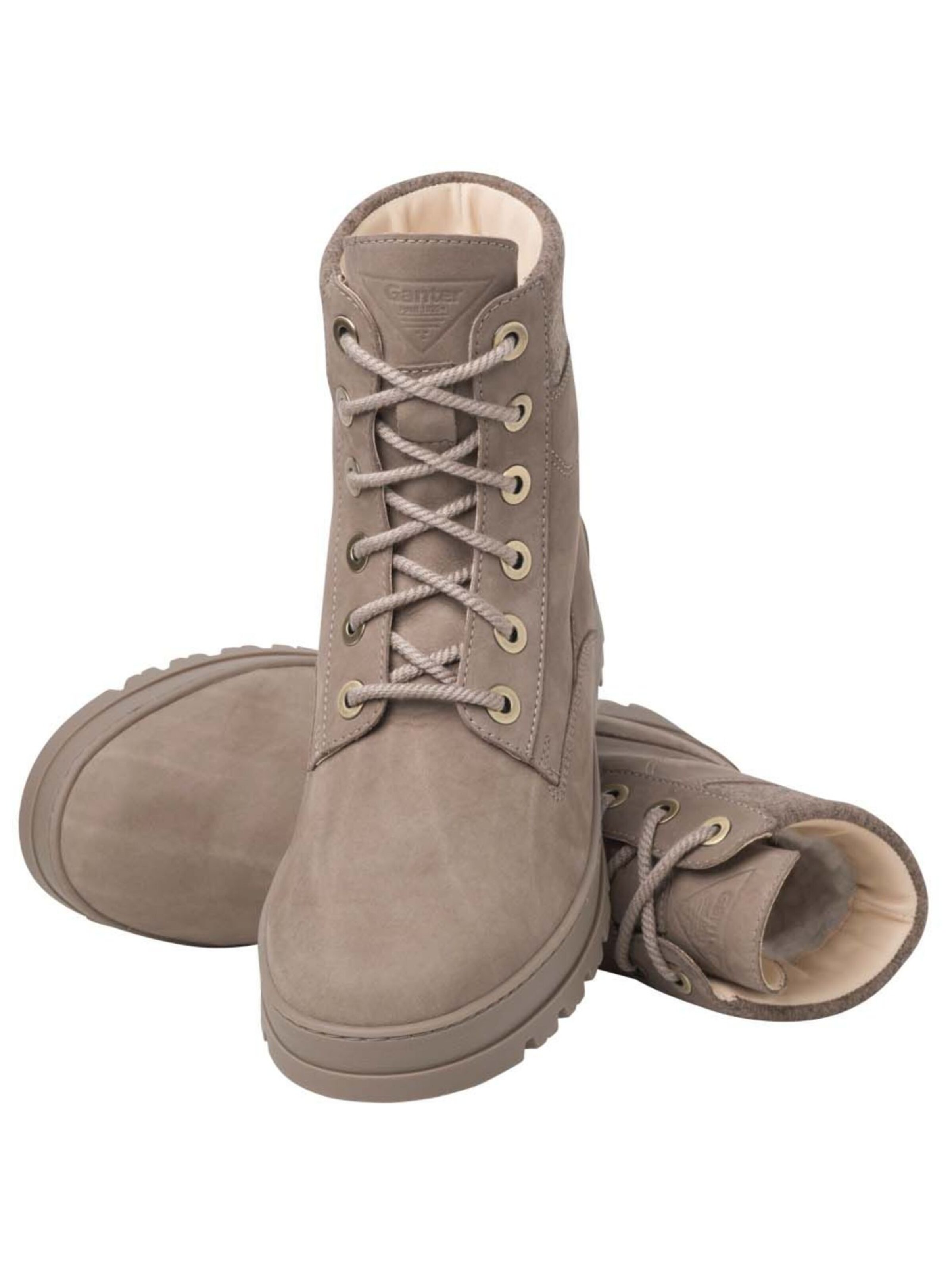 Bottines à lacets Ganter en beige