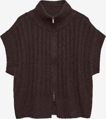 Gilet in maglia 'BANG' di VERO MODA in marrone: frontale