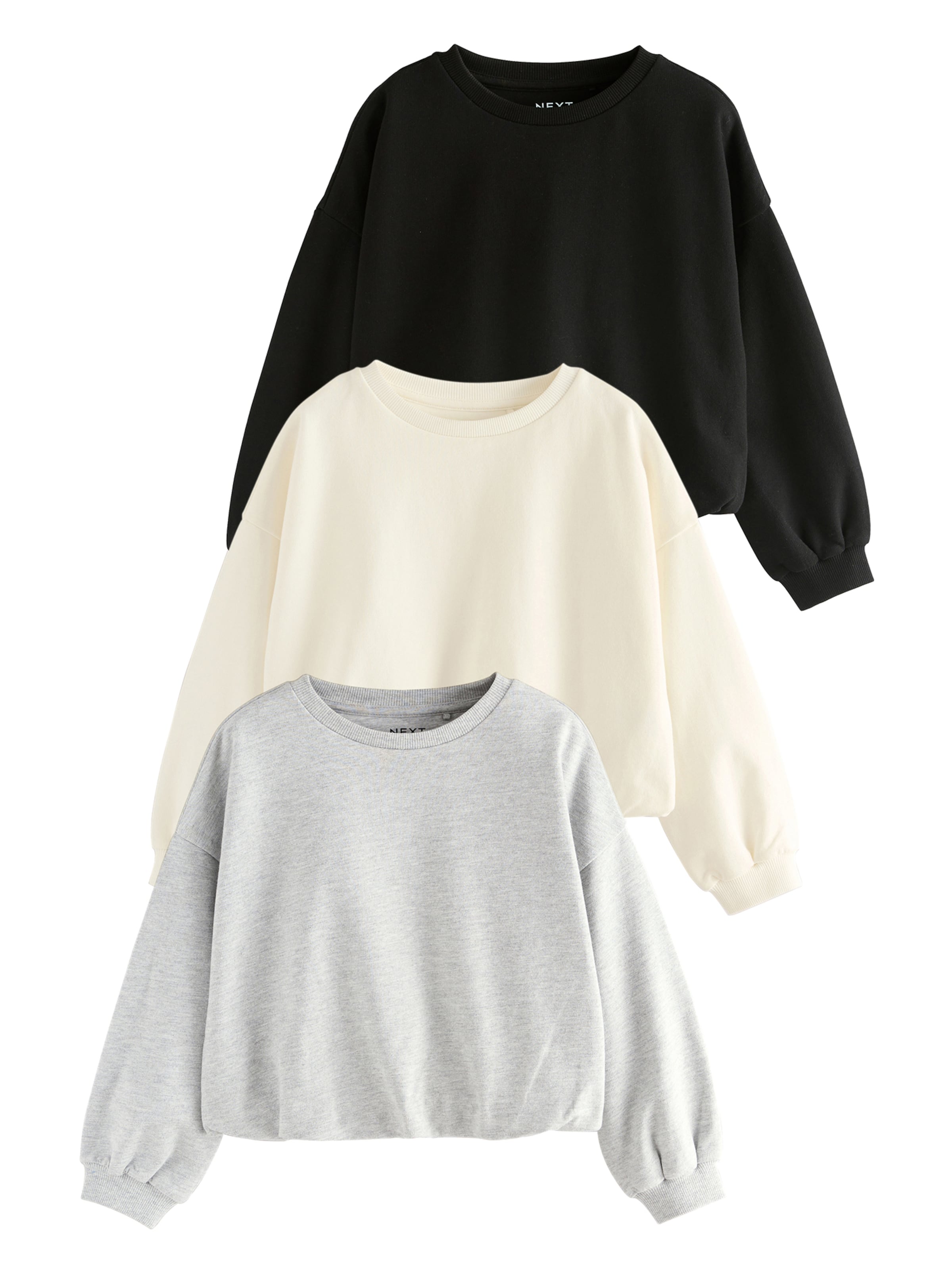 Next Neulepaita värissä harmaa: etupuoli