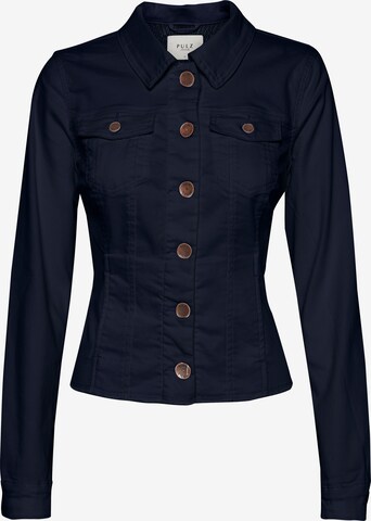 PULZ Jeans Between-Season Jacket in Blue: front