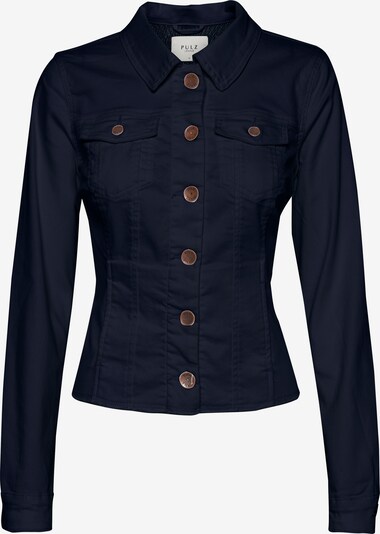 PULZ Jeans Kurzjacke in dunkelblau, Produktansicht