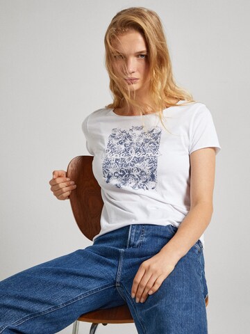 Pepe Jeans - Camiseta 'JURY' en blanco