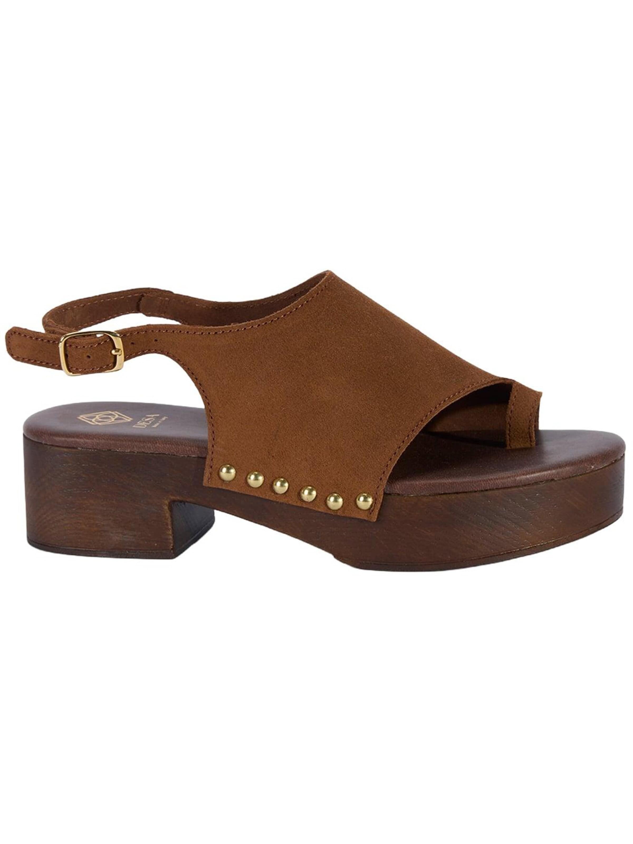 Desa Sandal 'Zehenring-Sandalen' in Brown