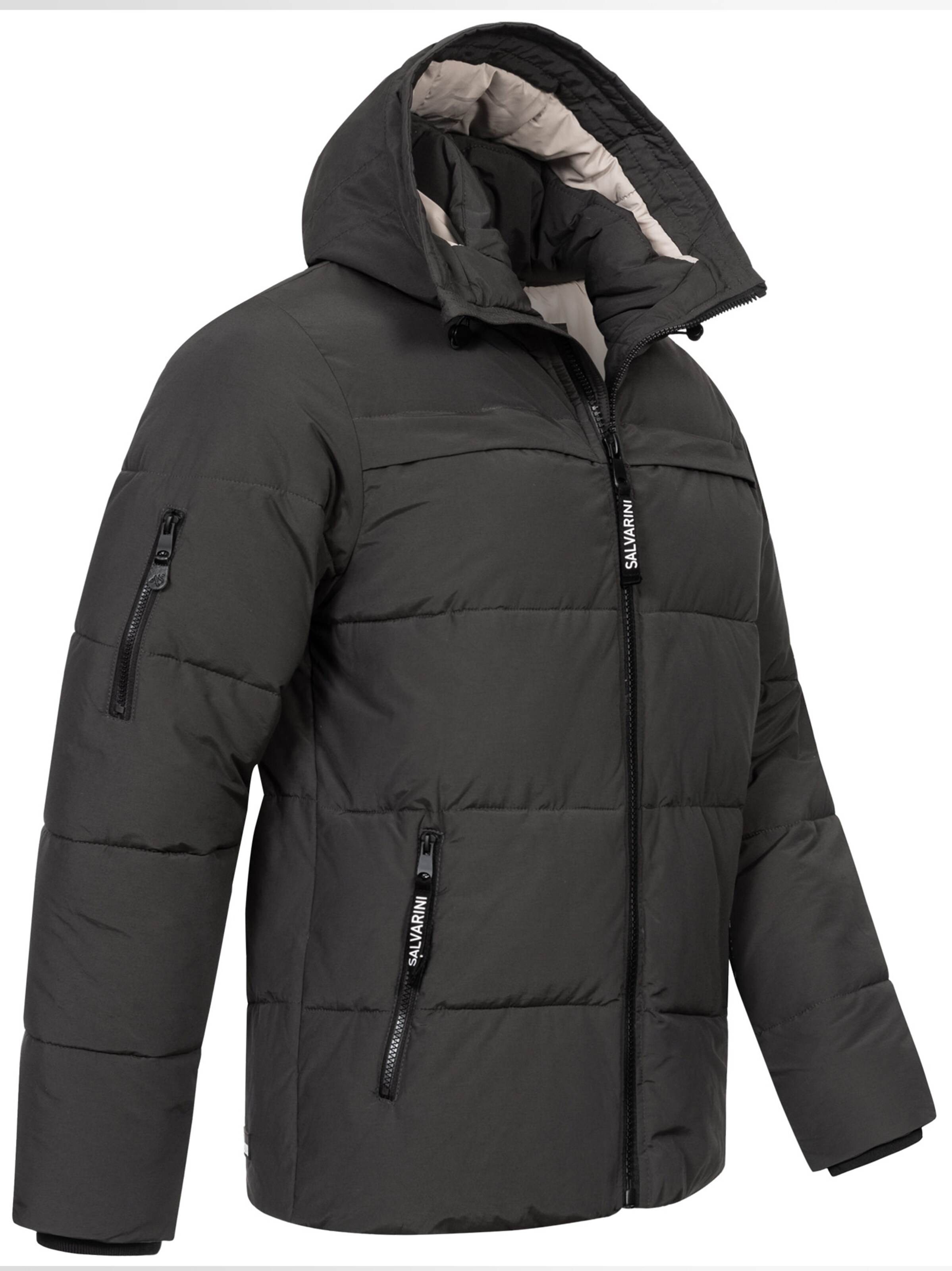 Alessandro Salvarini Winterjacke in Grau
