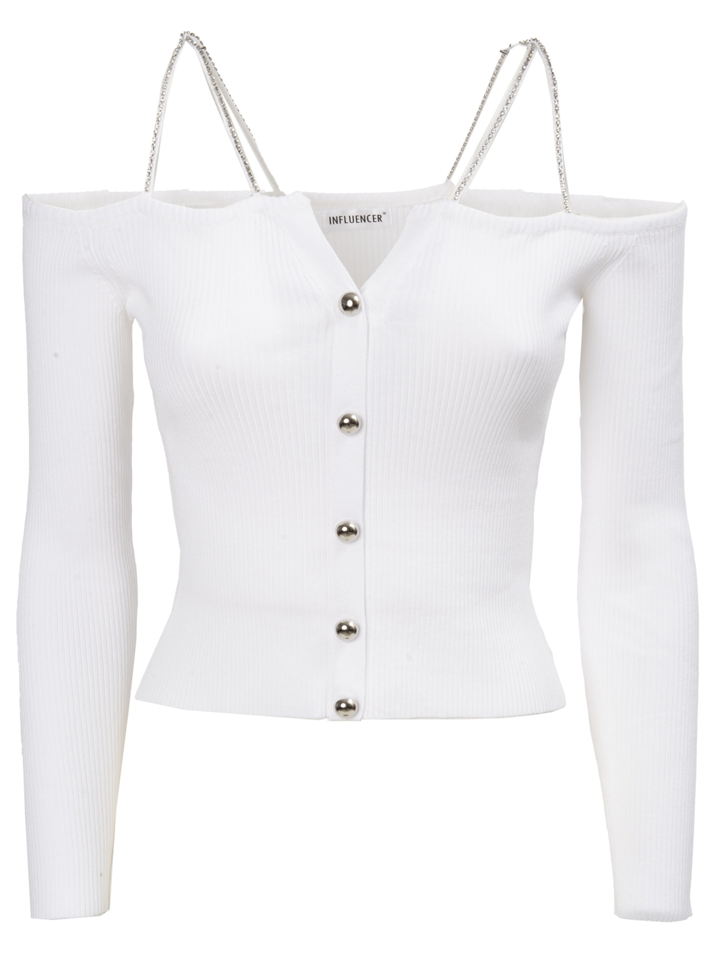 Giacchetta di Influencer in bianco: frontale