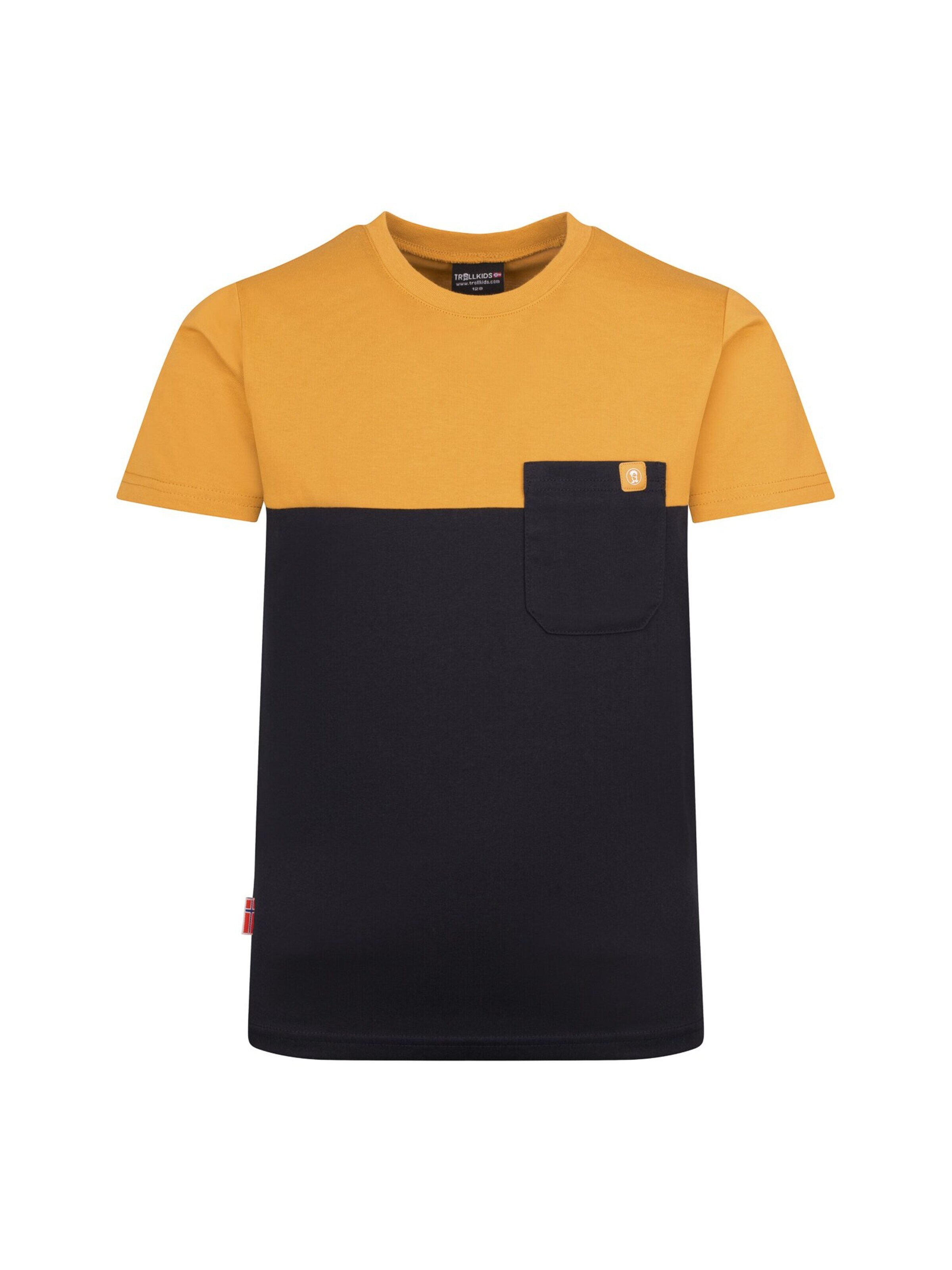 TROLLKIDS Performance Shirt in Yellow: front