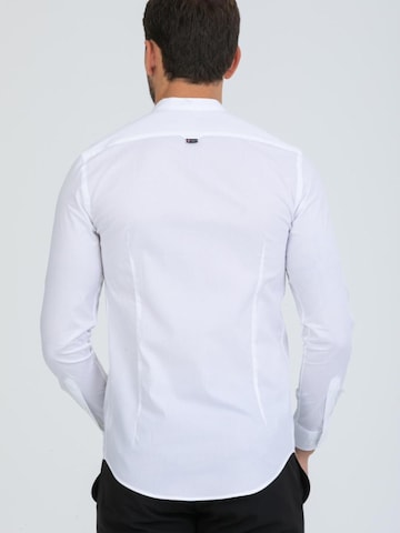 Slim fit Camicia business di 7Camicie in bianco