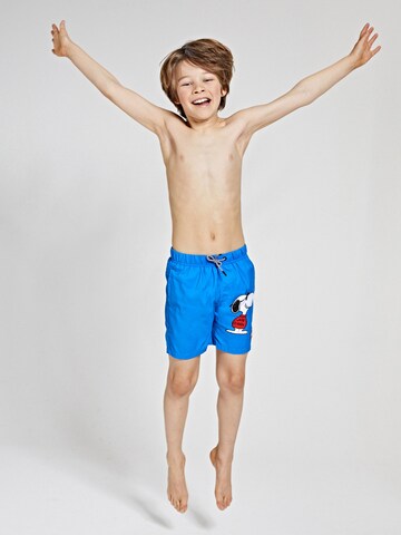 Shiwi Board Shorts 'Snoopy Grin Grin Joe' in Blue