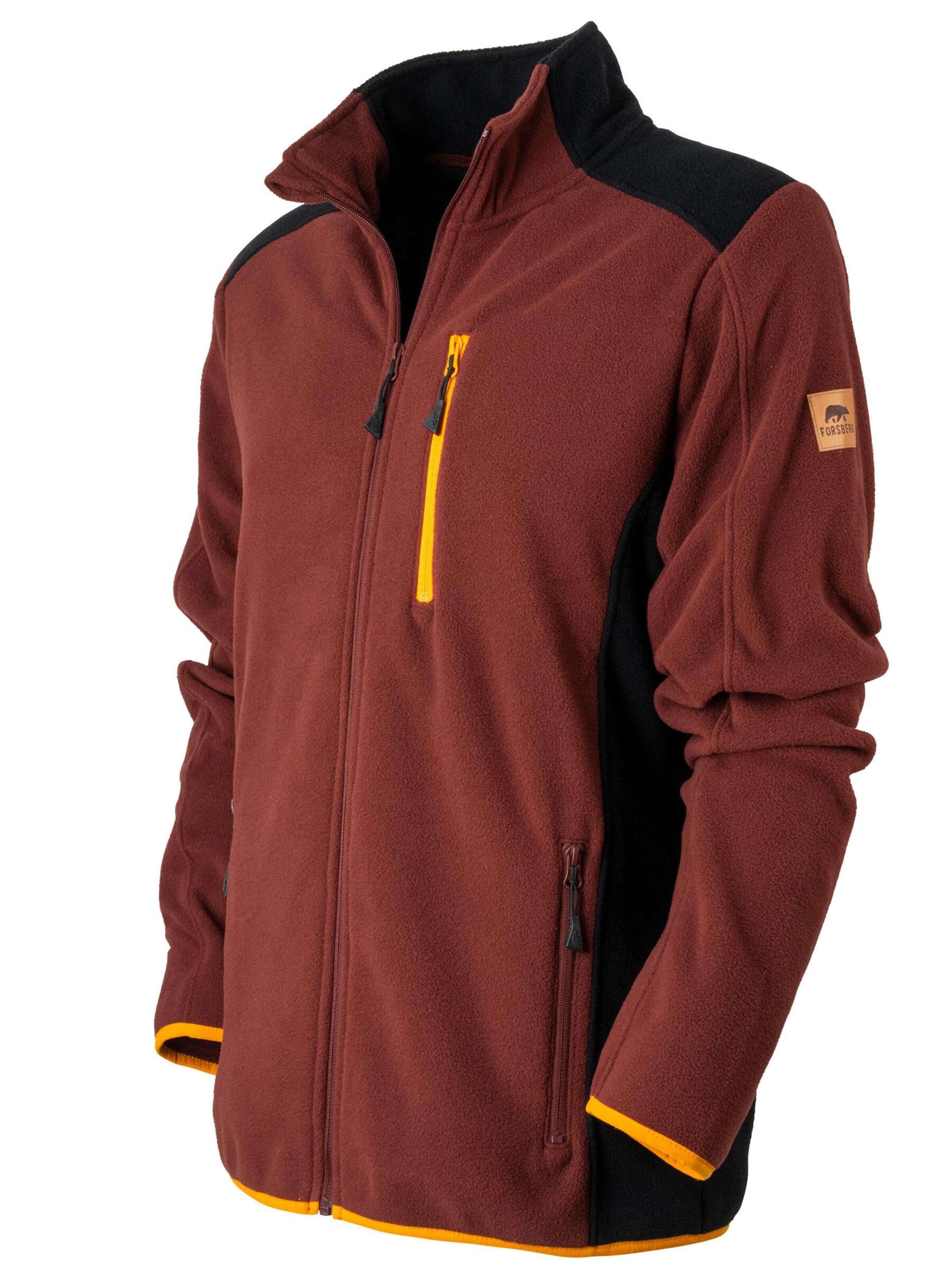 FORSBERG Fleece Jacket 'Brodir III funktionelle Fleecejacke' in Red