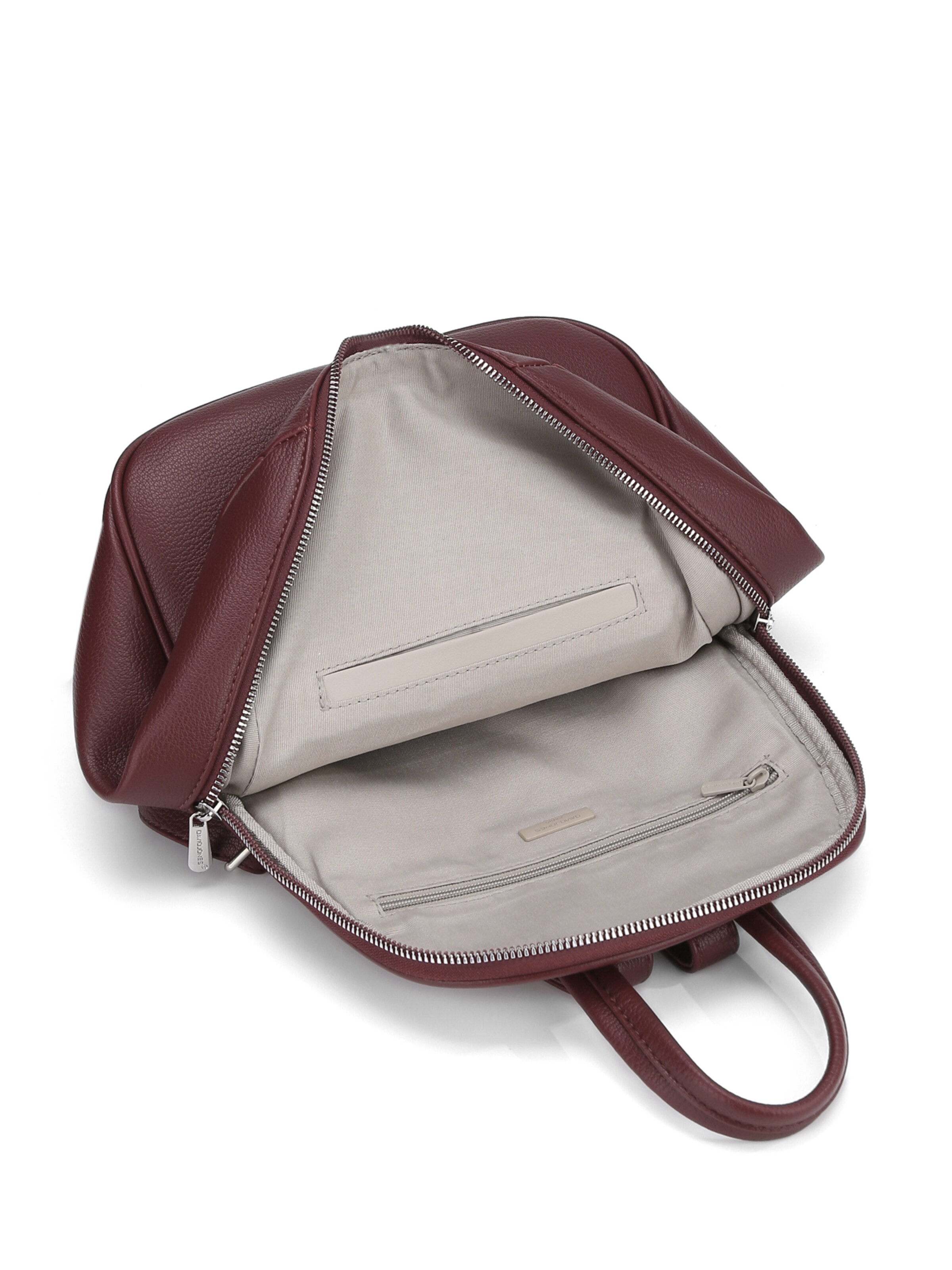 Zaino 'Zaino donna Oriana Nova pelle vegana PU' di David Jones in rosso