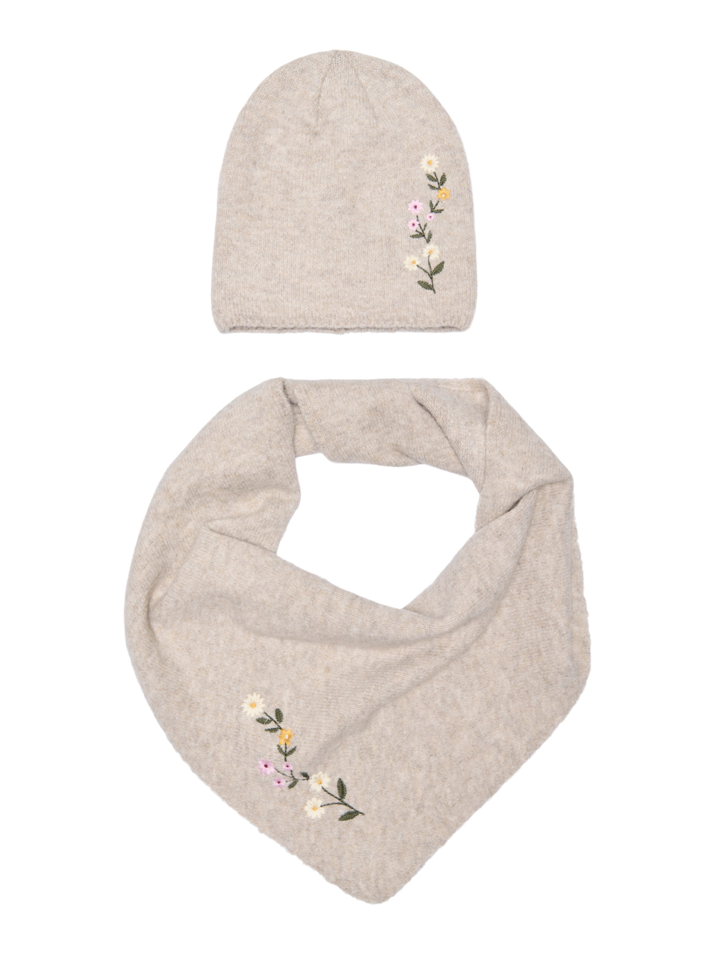 Bonnet 'ONLFREYA' ONLY en beige : devant