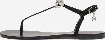 Kazar Sandale in schwarz / silber, Produktansicht