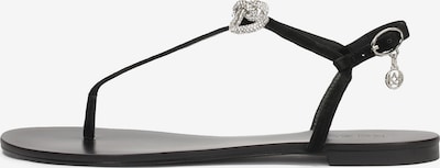 Kazar T-bar sandals in Black / Silver, Item view