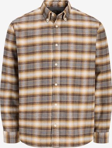 Camicia di JACK & JONES in marrone: frontale