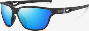 VEYREY Sportsonnenbrille 'Nuf' in Schwarz: Vorderseite