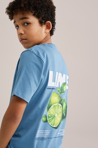 WE Fashion Shirt in Blauw